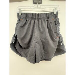 Adidas Primeblue Women's Running Shorts Drawstring Waist Black Orange Size‎ S